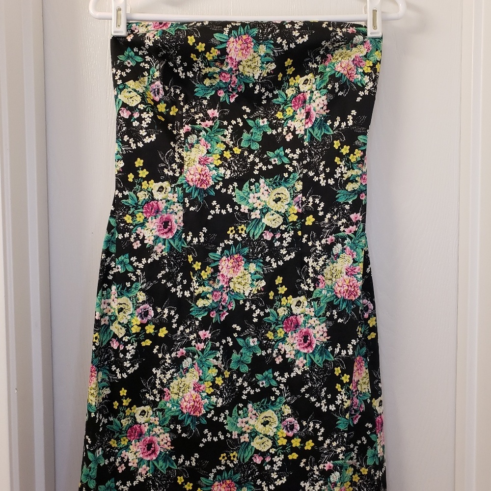Laundry Black Floral Convertible Dress